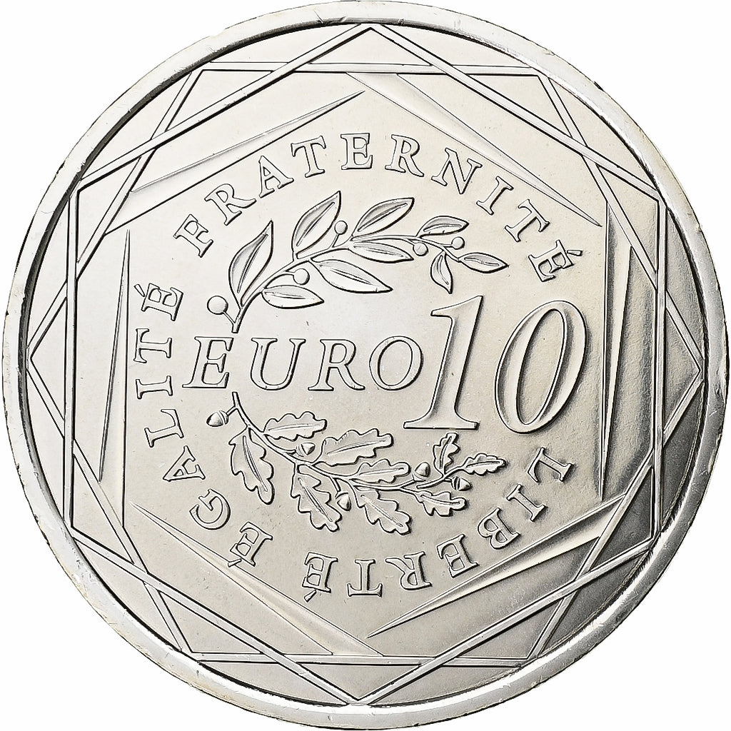 France, 10 Euro, Semeuse, 2009, Monnaie de Paris, Silver, MS(65-70), KM:1580