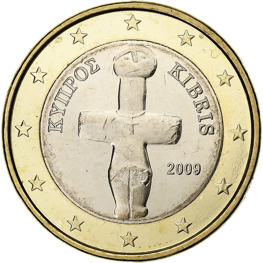Chipre, Euro, BU, 2009, Vantaa, Bimetálico, MS(65-70), KM:84