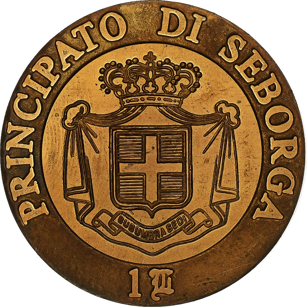 Seborga, Prince Giorgio I, Luigino, 1995, Seborga, Bronze, MS(63), KM:4
