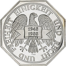 Niemcy, Token, 40 Years Anniversary, 1988, Srebro, Proof, MS(60-62)