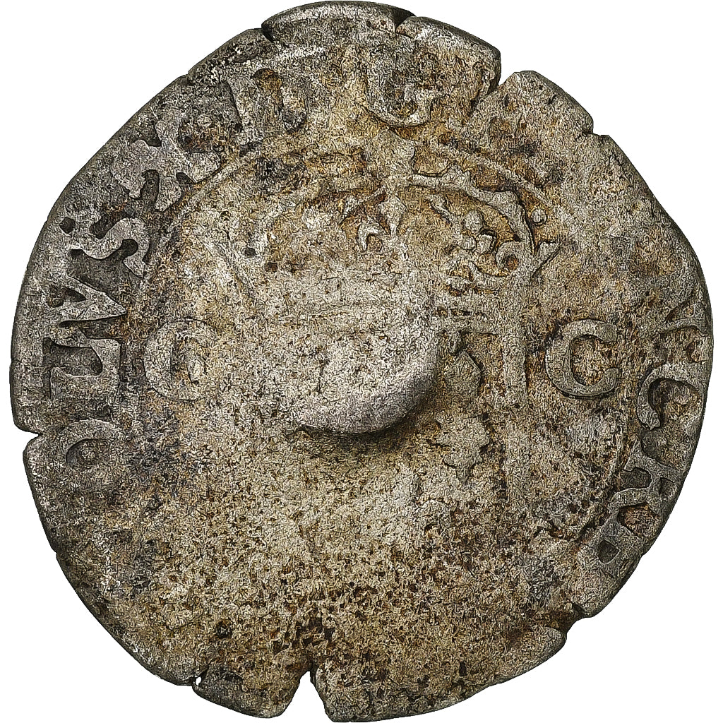 France, Louis XIII, Quinzain (Douzain contremarqué), Billon, VF(30-35)