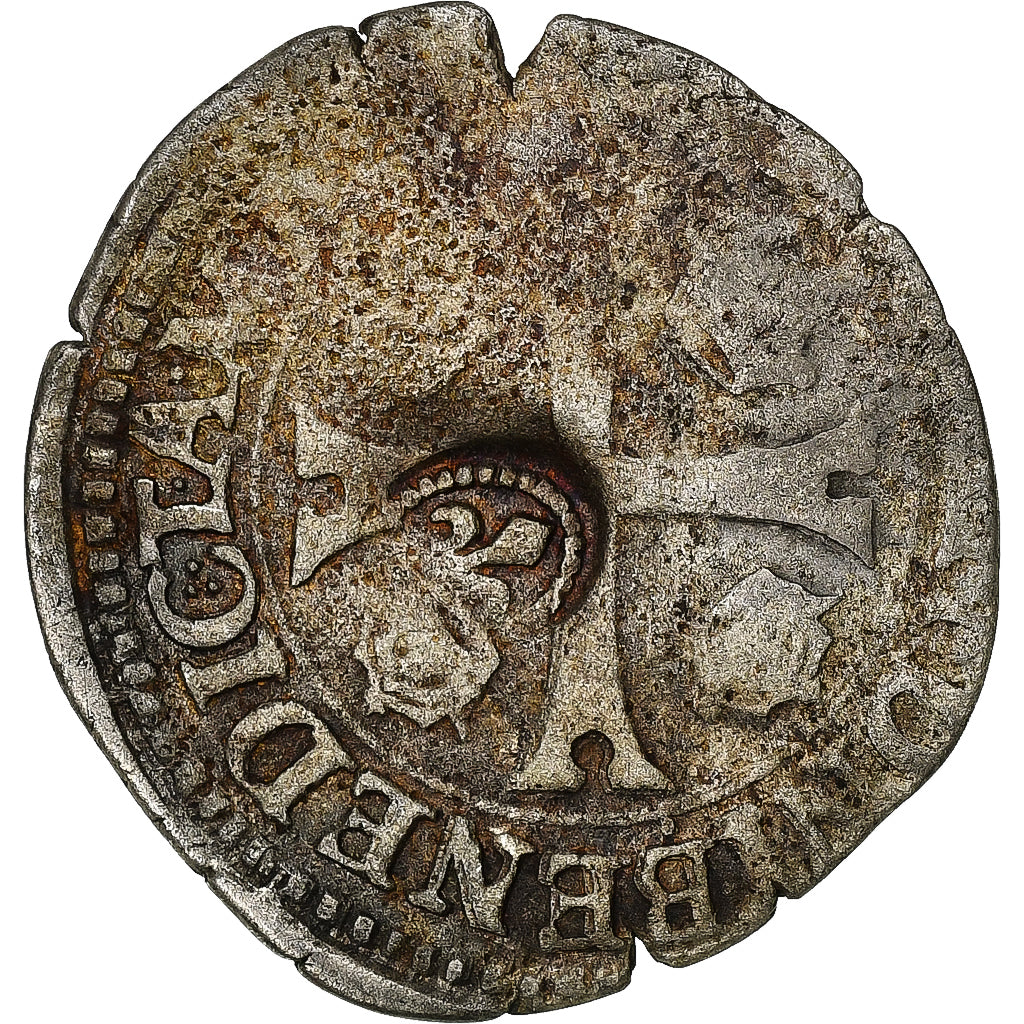 France, Louis XIII, Quinzain (Douzain contremarqué), Billon, VF(30-35)