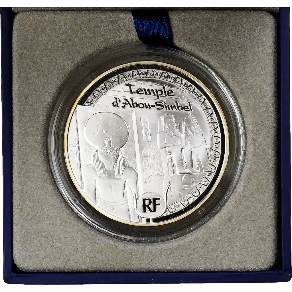 France, 10 Euro, Temple d'Abou-Simbel, Proof, 2012, Monnaie de Paris, Silver