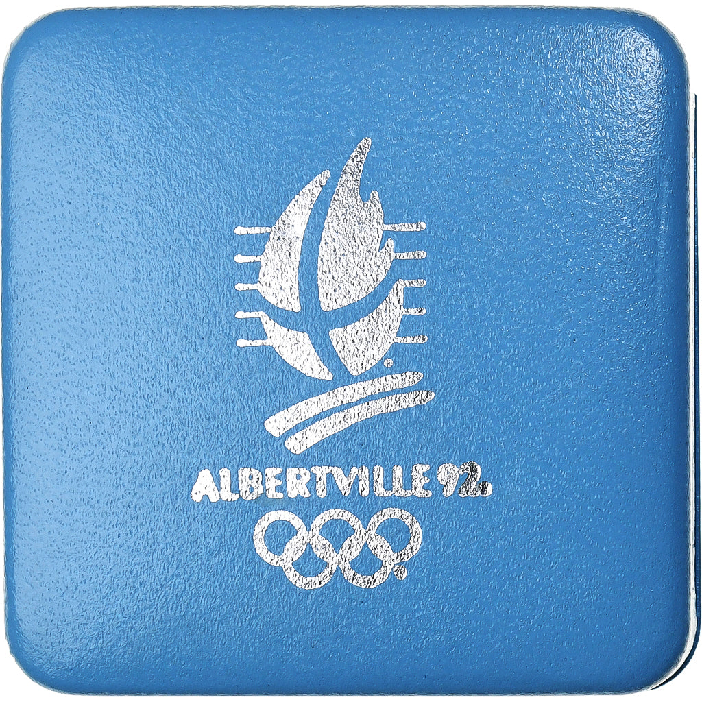 France, 100 Francs, Albertville - Ski Alpin, 1989, MDP, Proof, Silver, MS(65-70)