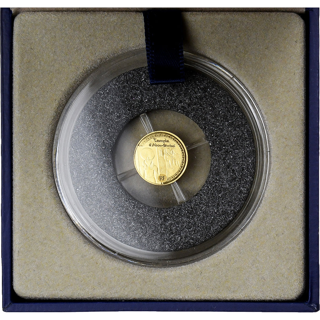 France, 5 Euro, Temple d'Abou-Simbel, Proof, 2012, Monnaie de Paris, Gold