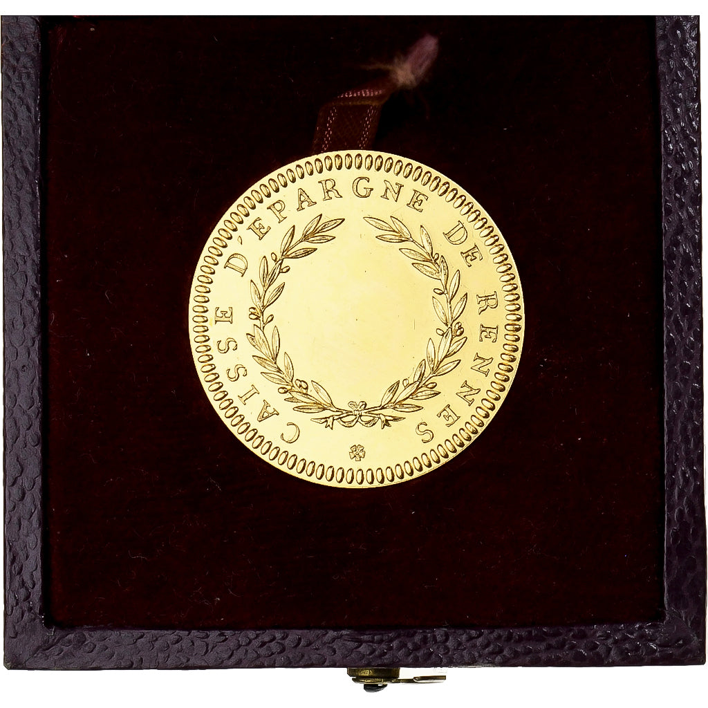 France, Token, États de Bretagne, Caisse d'épargne, 1788, Gold, Restrike