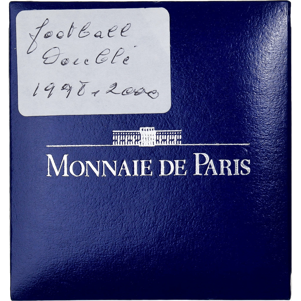 France, Franc, Doublé 1998-2000, 2000, Monnaie de Paris, BU, Silver, MS(65-70)