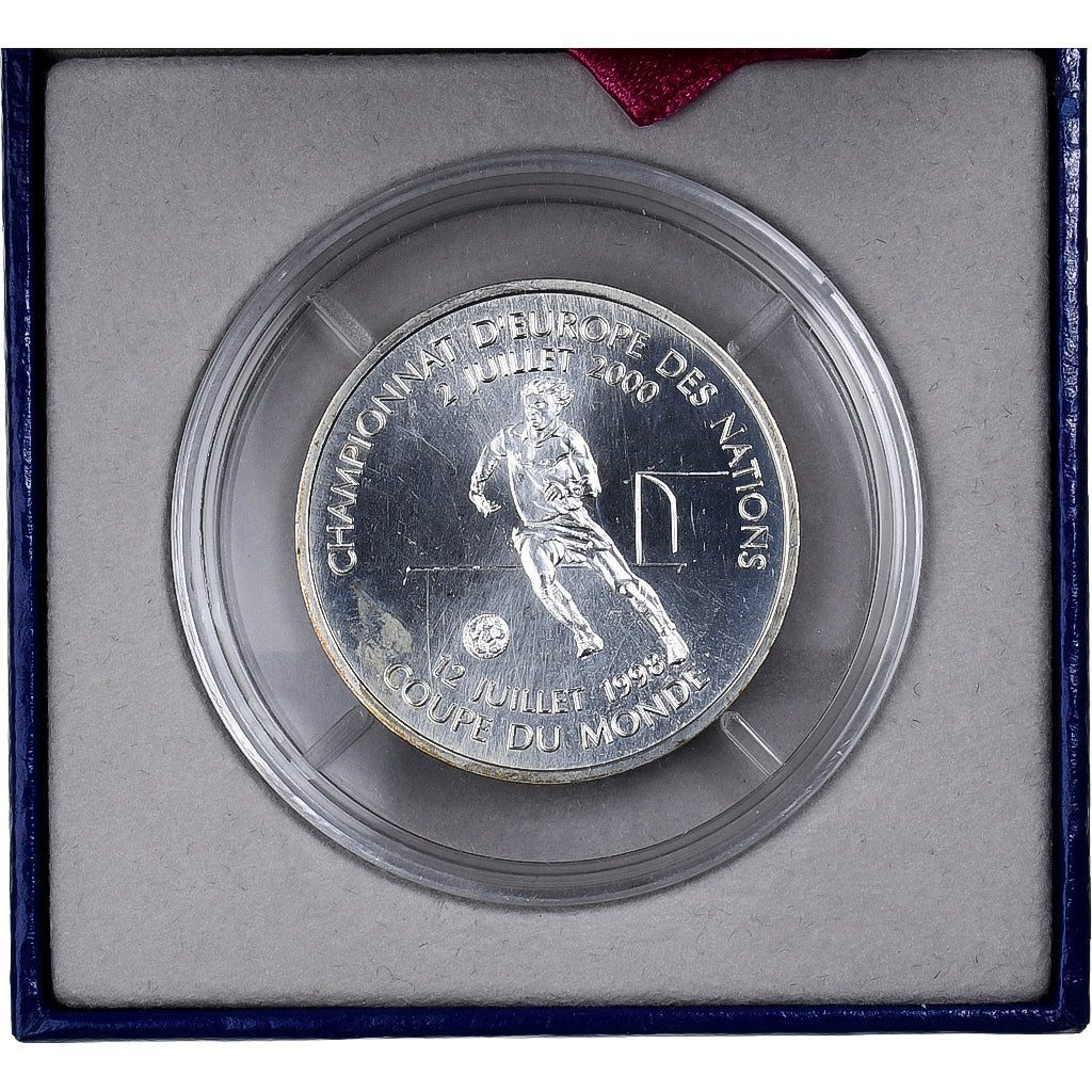 France, Franc, Doublé 1998-2000, 2000, Monnaie de Paris, BU, Silver, MS(65-70)