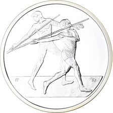 Greece, 10 Euro, Olympics Sports, Javelin Throw, Proof, 2004, Athens, Silver