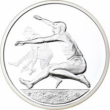 Greece, 10 Euro, Olympics Sports, Long Jump, Proof, 2004, Athens, Silver
