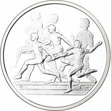 Greece, 10 Euro, Olympics Sports, Relay Race, Proof, 2004, Athens, Silver