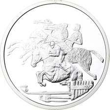 Greece, 10 Euro, Olympics Sports, Equastrian, Proof, 2004, Athens, Silver