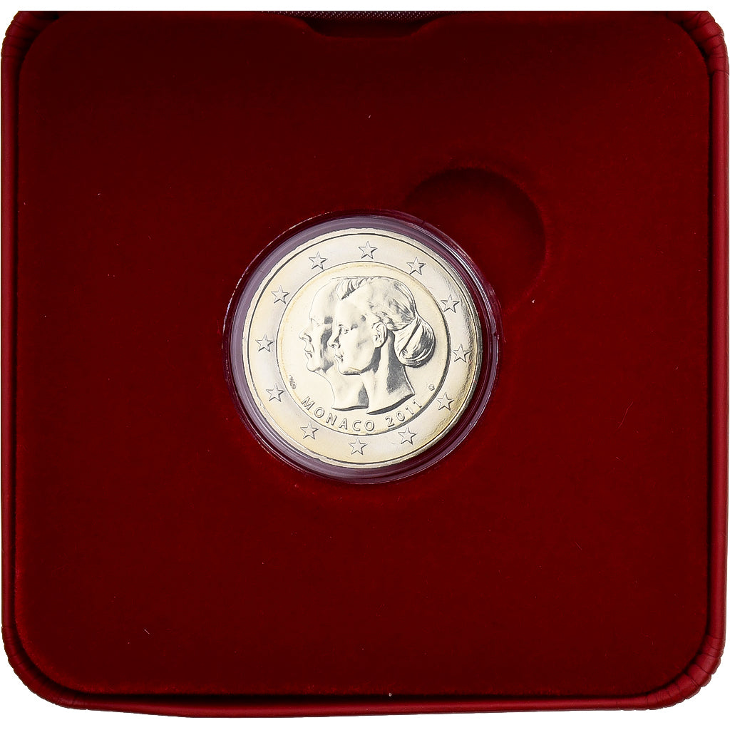 Monaco, Albert II, 2 Euro, mariage princier, BU, 2011, Monnaie de Paris
