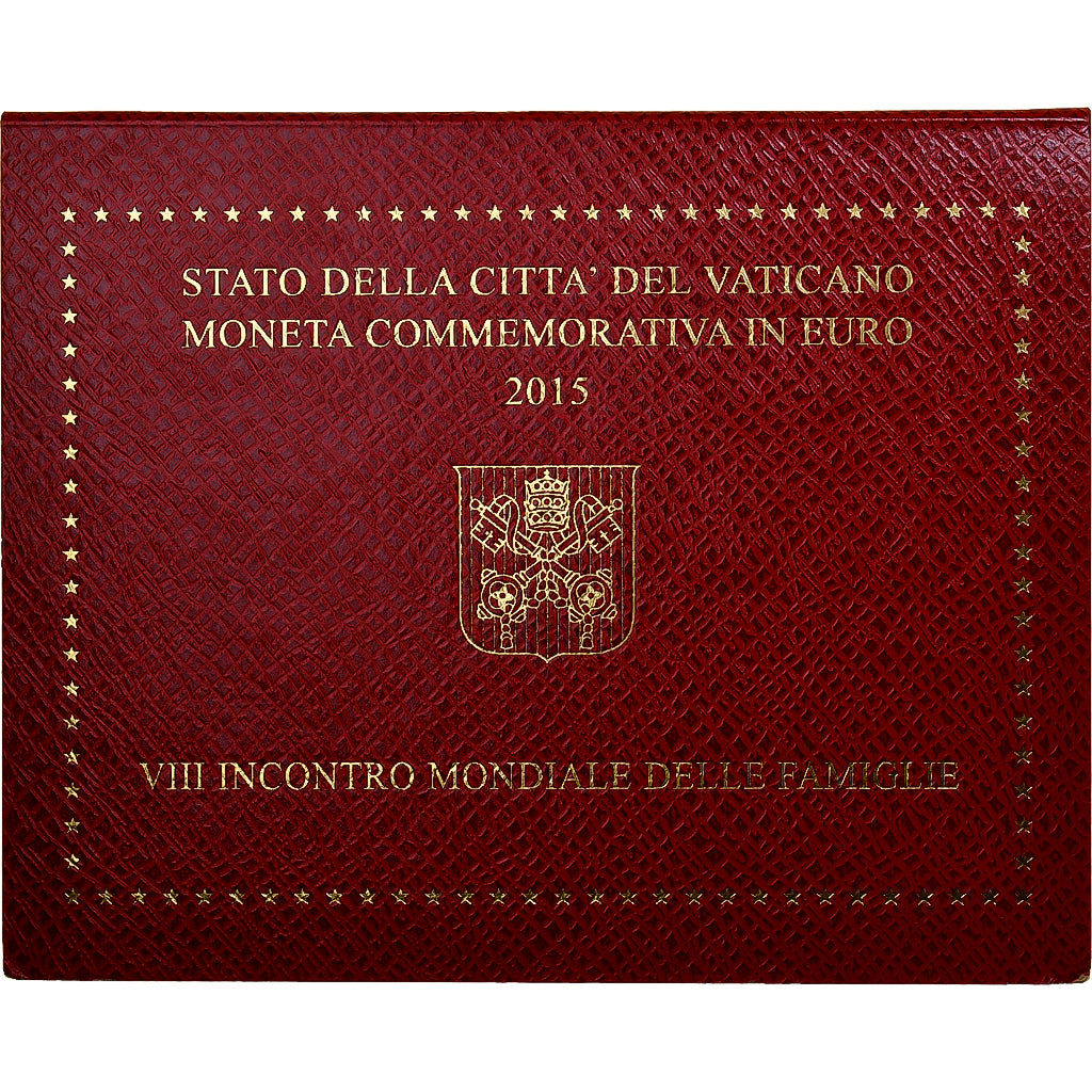 Vaticano, Pape François, 2 Euro, BU, 2015, Rome, Bimetálico, MS(65-70)