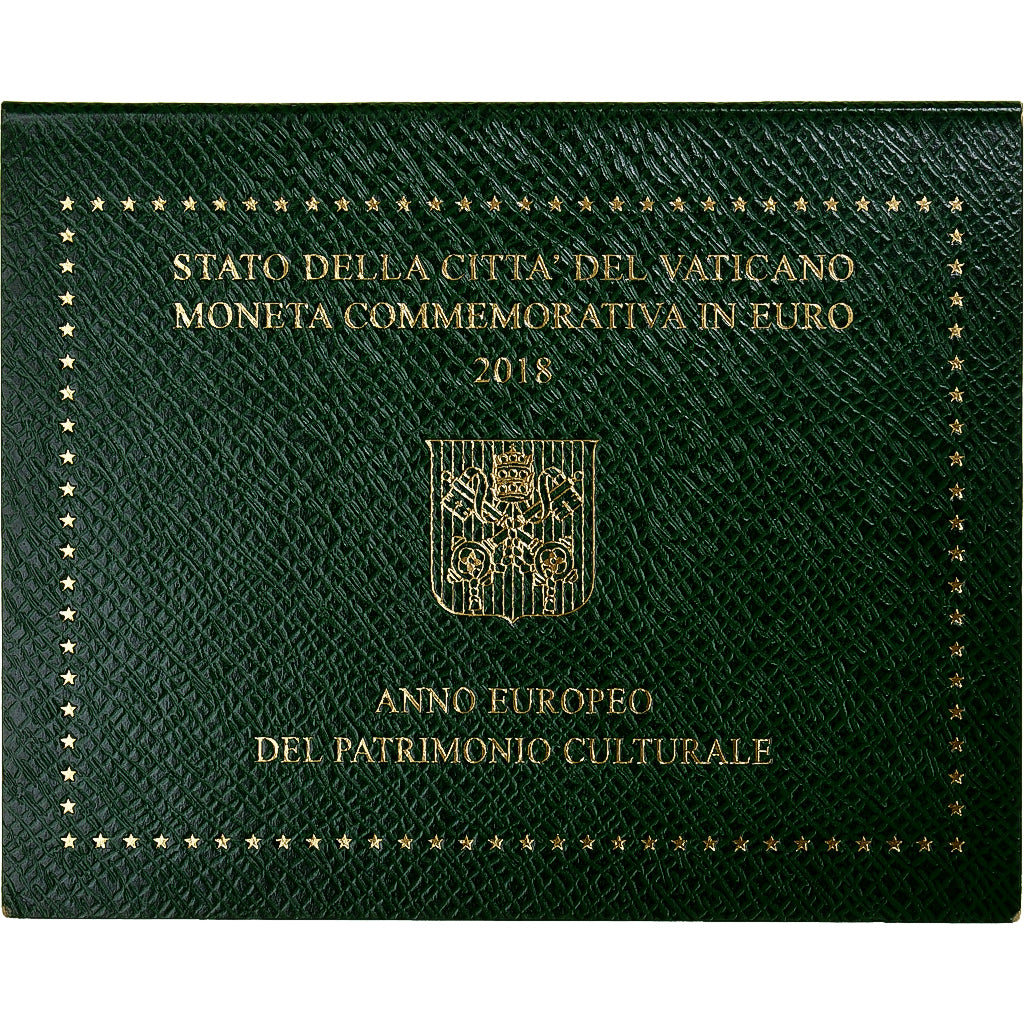 Vaticano, Pape François, 2 Euro, BU, 2018, Rome, Bimetálico, MS(65-70)