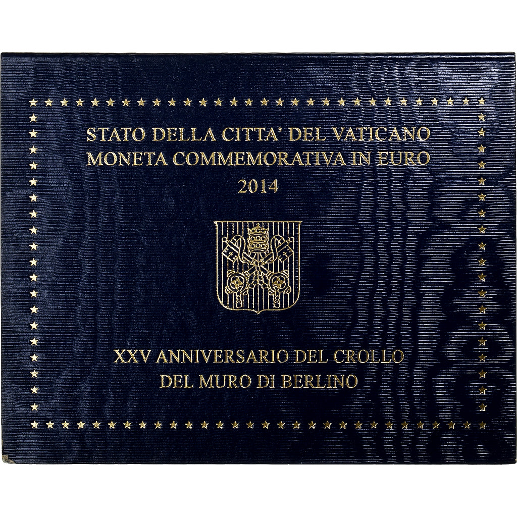 Watykan, Pape François, 2 Euro, Chute du Mur de Berlin, BU, 2014, Rome