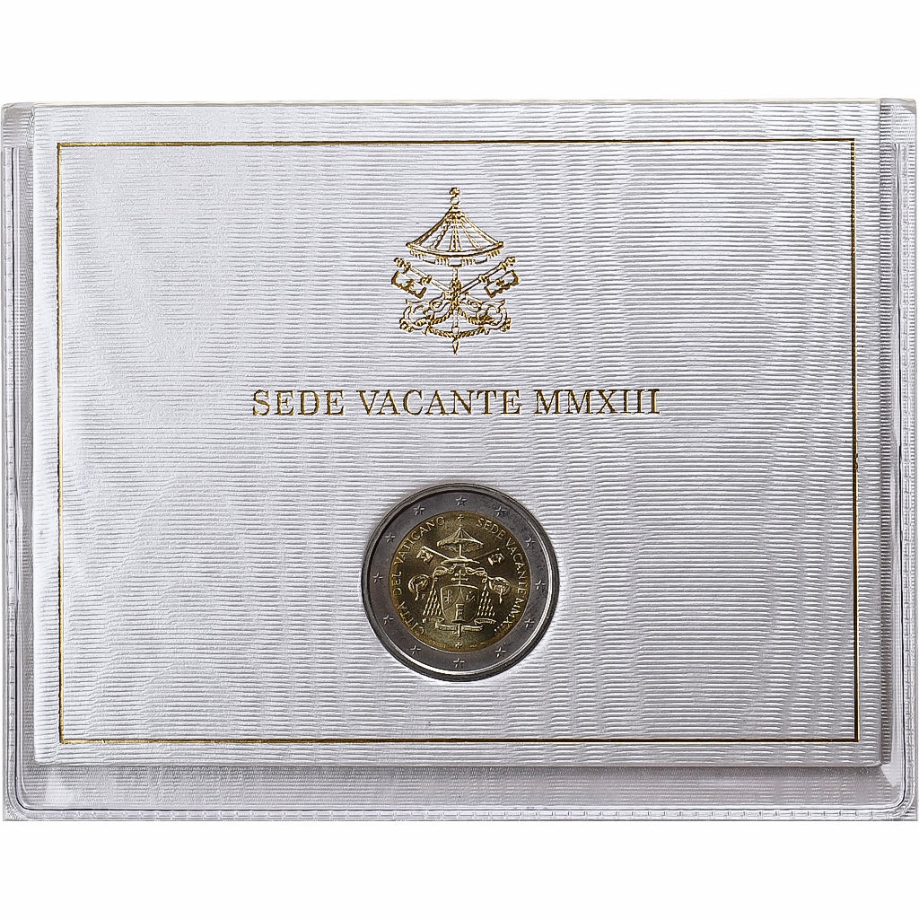 Vatican, Sede Vacante, 2 Euro, BU, 2013, Rome, Bimétallique, FDC