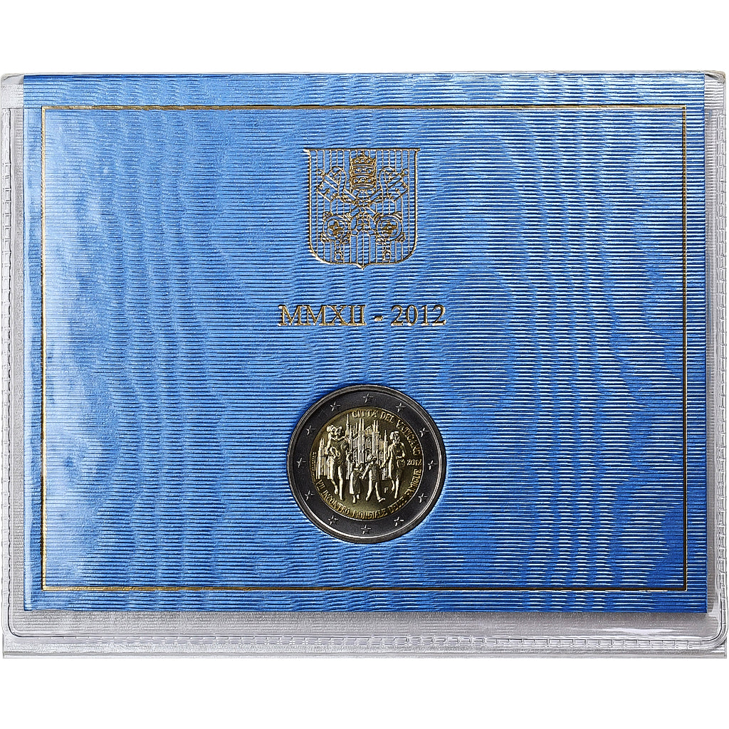 Vaticano, Benoît XVI, 2 Euro, Famille, BU, 2012, Rome, Bi-metallico, FDC