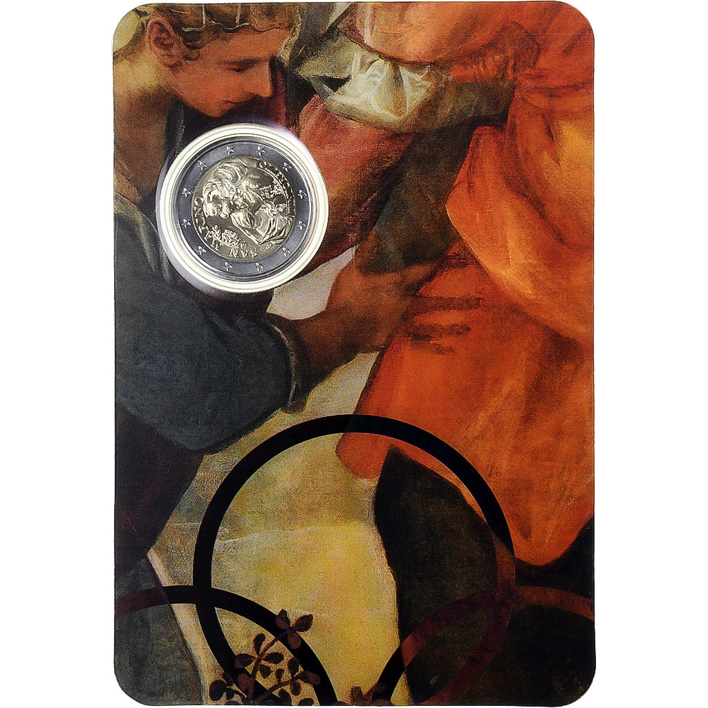 San Marino, 2 Euro, Tintoretto, FDC, 2018, Rome, Bi-Metallic, MS(65-70)