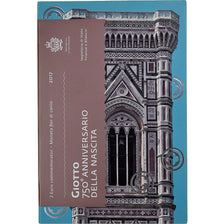 San Marino, 2 Euro, Giotto, FDC, 2017, Rome, Bi-Metallic, MS(65-70)