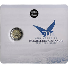 France, 2 Euro, D-day, BU, 2014, Monnaie de Paris, Bi-Metallic, MS(65-70)