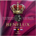 Benelux, 3x 1 ct. - 2€ + Token, Les 3 monarchies, BU, 2011, Sin información