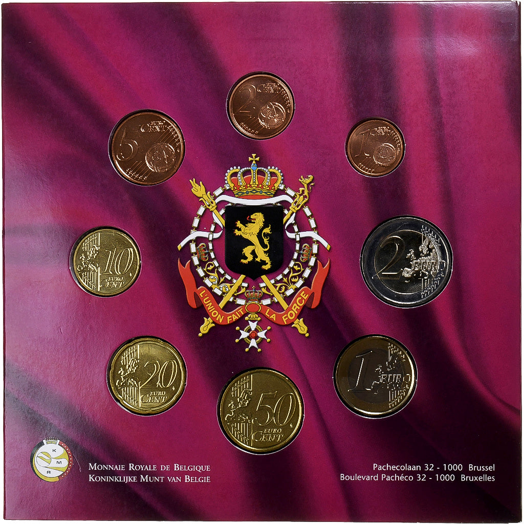 Benelux, 3x 1 ct. - 2€ + Token, Les 3 monarchies, BU, 2011, Sin información