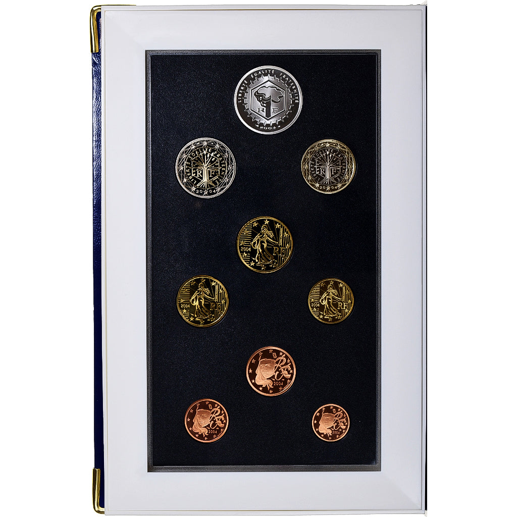 Francia, 1 Cent to 2 Euro, FS, 2004, Monnaie de Paris, N.C., FDC