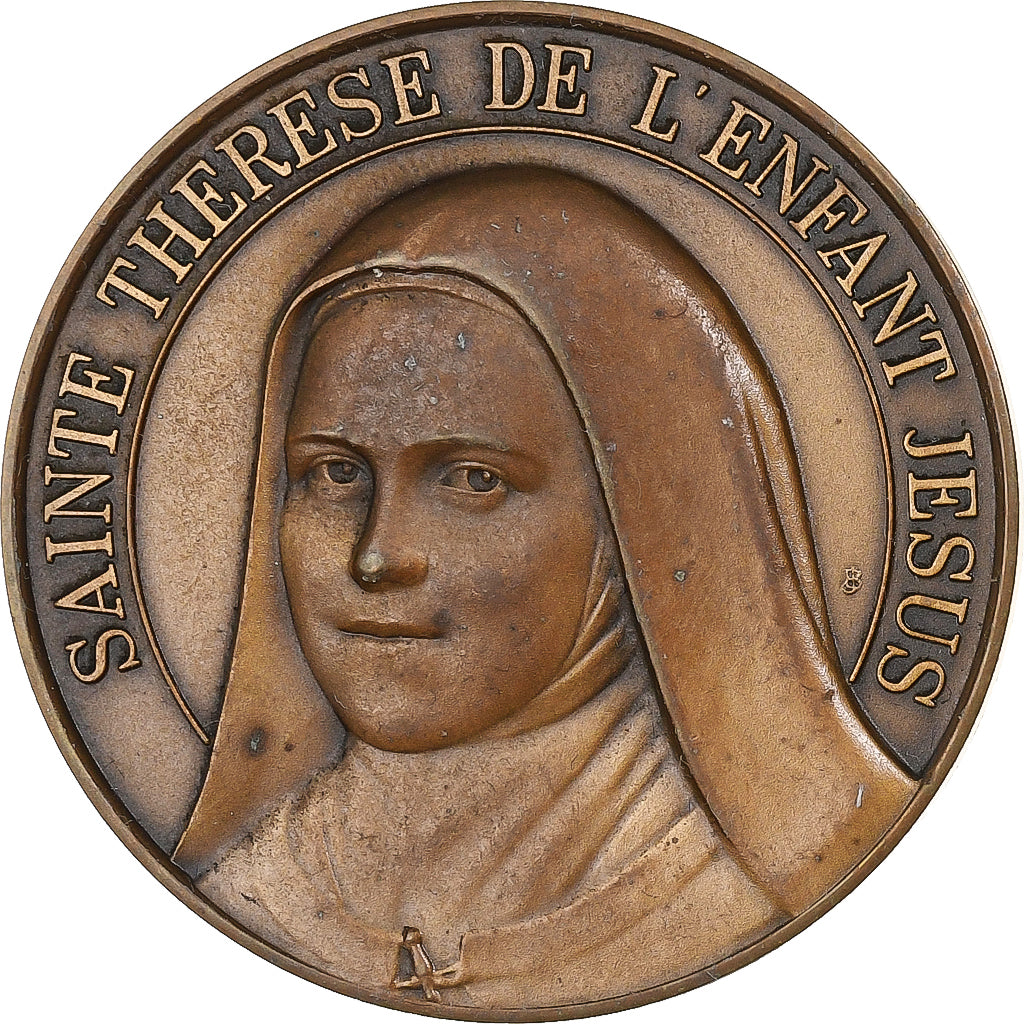 Frankrijk, Medaille, Sainte Thérèse de l'Enfant Jésus, Bronzen, J. Balme, PR