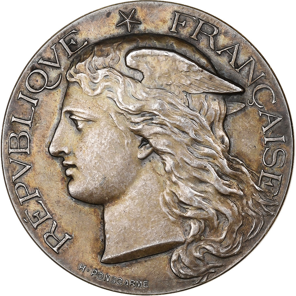 Francia, medaglia, Ministère de l'Agriculture, 1896, Argento, Ponscarme, BB+