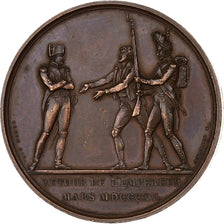 Frankreich, Medaille, Napoleon I, Retour de l’Empereur, 1815, Bronze, Denon