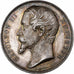 France, Medal, Napoléon III, Exposition universelle de Besançon en 1860