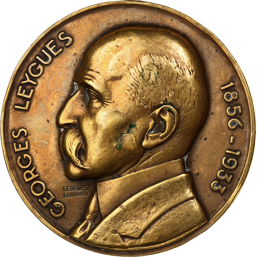 França, medalha, Croiseur Georges Leygues, 1933, Bronze, Guiraud, AU(50-53)