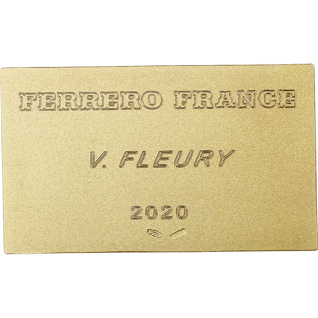 Francia, medaglia, Société Ferrero France, Ars Et Labor, 2020, Oro, SPL+