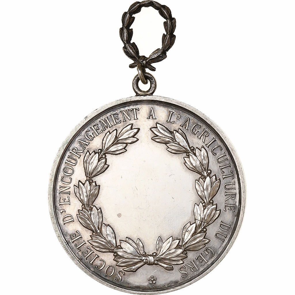 France, Médaille, Société d'encouragement à l'agriculture du Gers, Argent