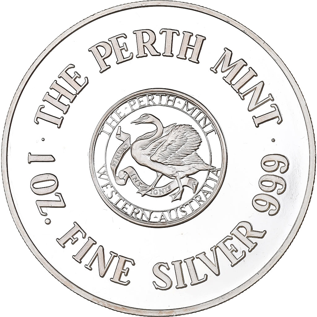 Australia, Medal, 1 Oz, World swimming championships, 1991, Perth, Silver