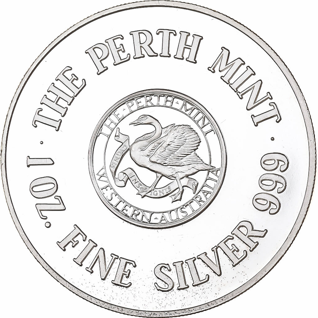 Australia, Medal, 1 Oz, World swimming championships, 1991, Perth, Silver