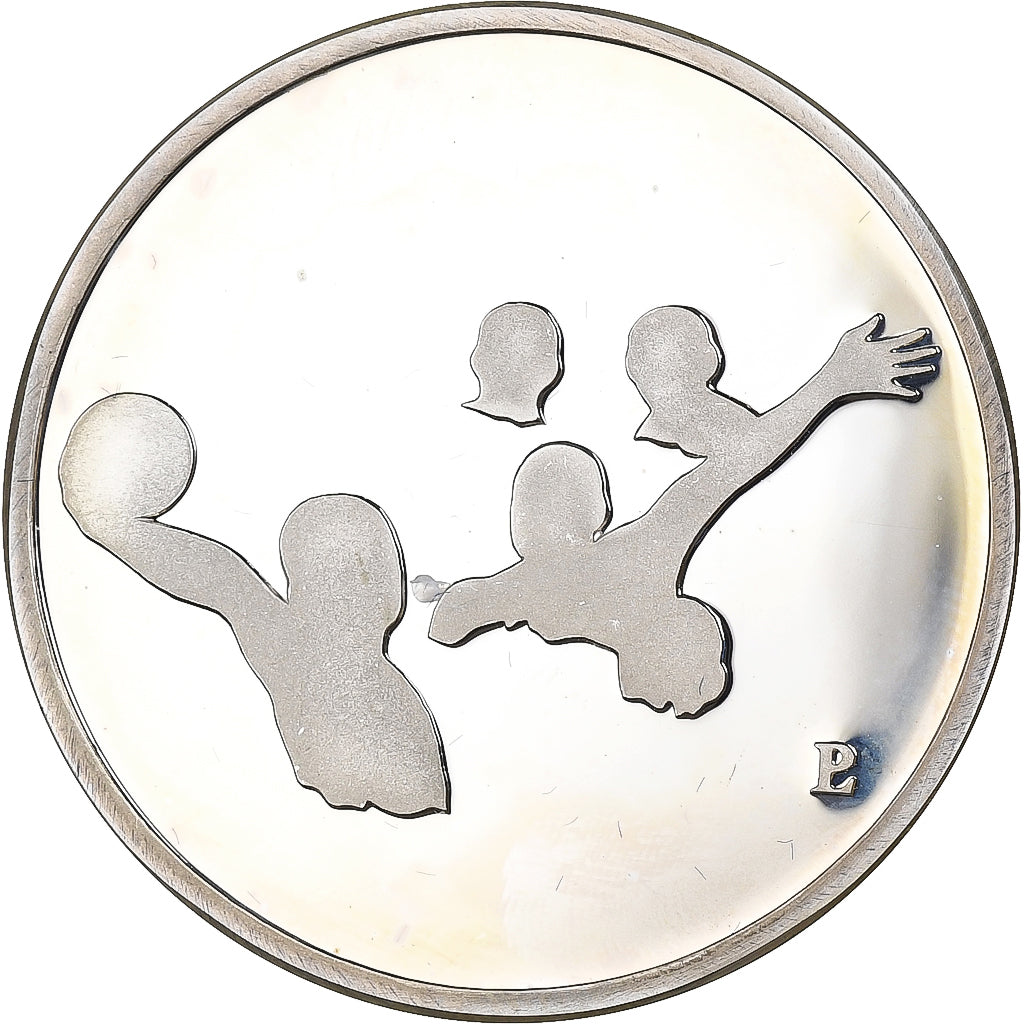 Hungary, Medal, Magyar csapat, Water-polo, 1992, Silver, Proof, MS(64)