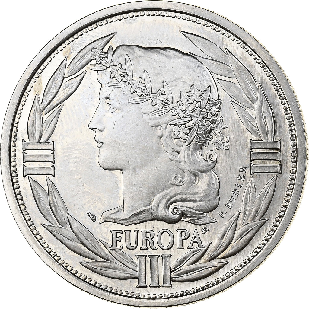 France, Médaille, Ecu Europa, 1993, Argent, SPL+, Rodier
