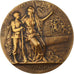 Francia, medaglia, Pro Patria, Préparation Militaire, 1911, Bronzo, Grandhomme