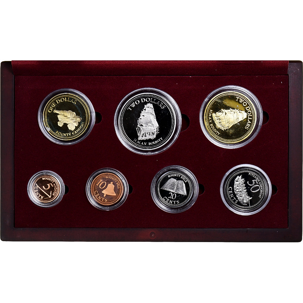 Great Britain, Pitcairn Islands, Elizabeth II, 5 Cents to 2 Dollars, 2010