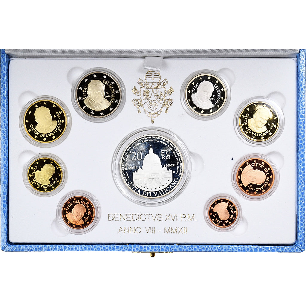 PAŃSTWO WATYKAŃSKIE, Pope Benedict XVI, Set 1 ct. - 20 Euro, Proof, 2012