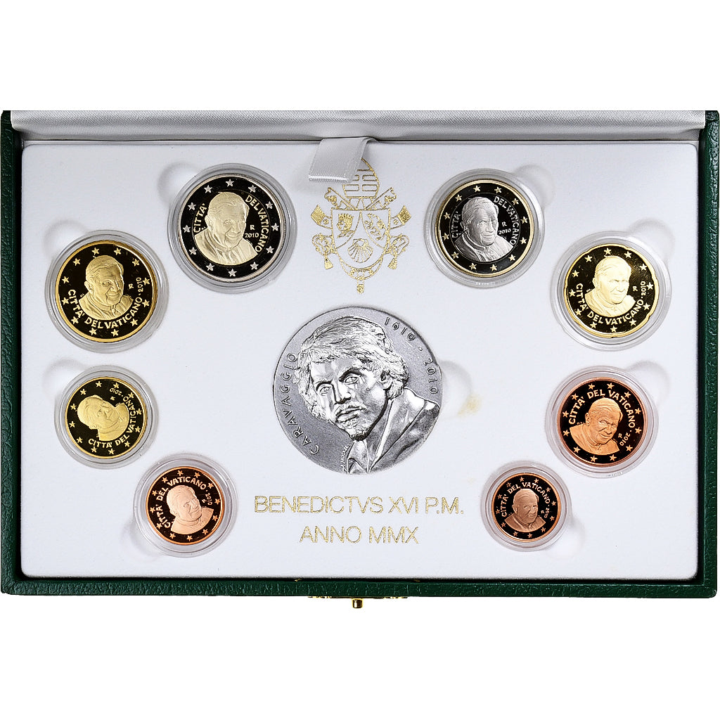 Vaticaan, Benoît XVI, 1 c. to 2€ + token, Proof, 2010, Rome, n.v.t., FDC