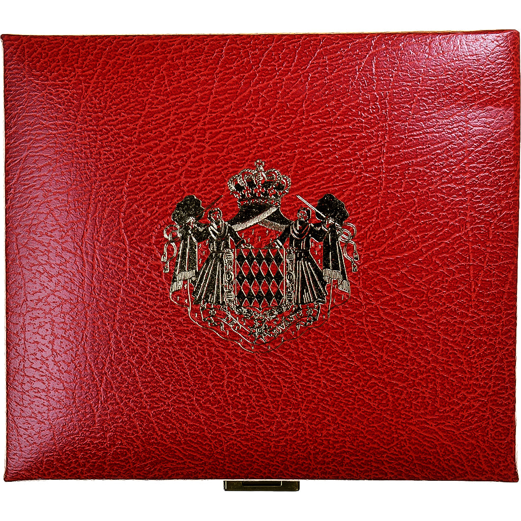 Monaco, Rainier III, Coffret 1c. à 5€, sainte Dévote, Proof, 2004, MDP