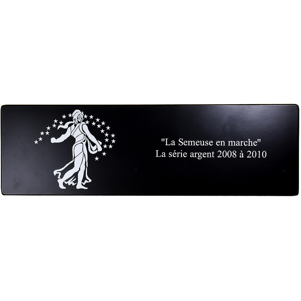 Francja, 5 Euro to 50 Euro, La Semeuse en marche, BU, 2008-2010, MDP, Srebro