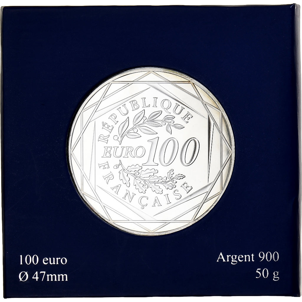 Francja, 100 Euro, Hercule, Proof, 2011, Monnaie de Paris, Srebro, MS(65-70)