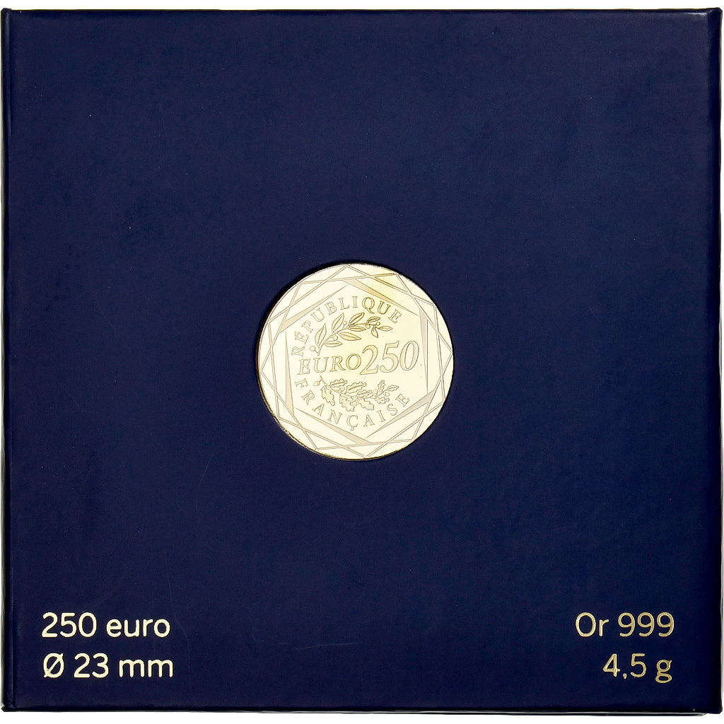 Francia, 250 Euro, Coq, FS, 2014, Monnaie de Paris, Oro, FDC