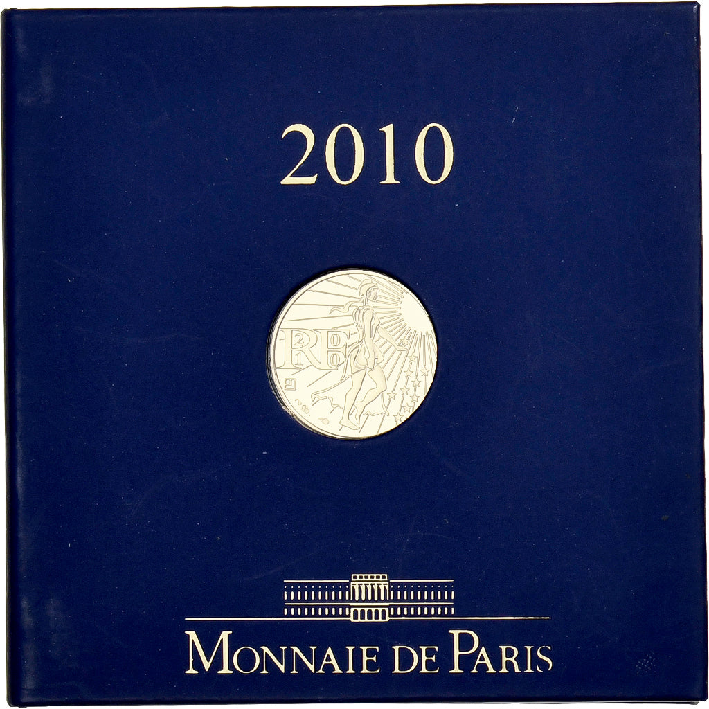 Frankreich, 100 Euro, Semeuse, PP, 2010, Monnaie de Paris, Gold, STGL
