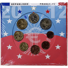 Francia, 1 Cent to 2 Euro, BU, 2012, Monnaie de Paris, N.C., FDC