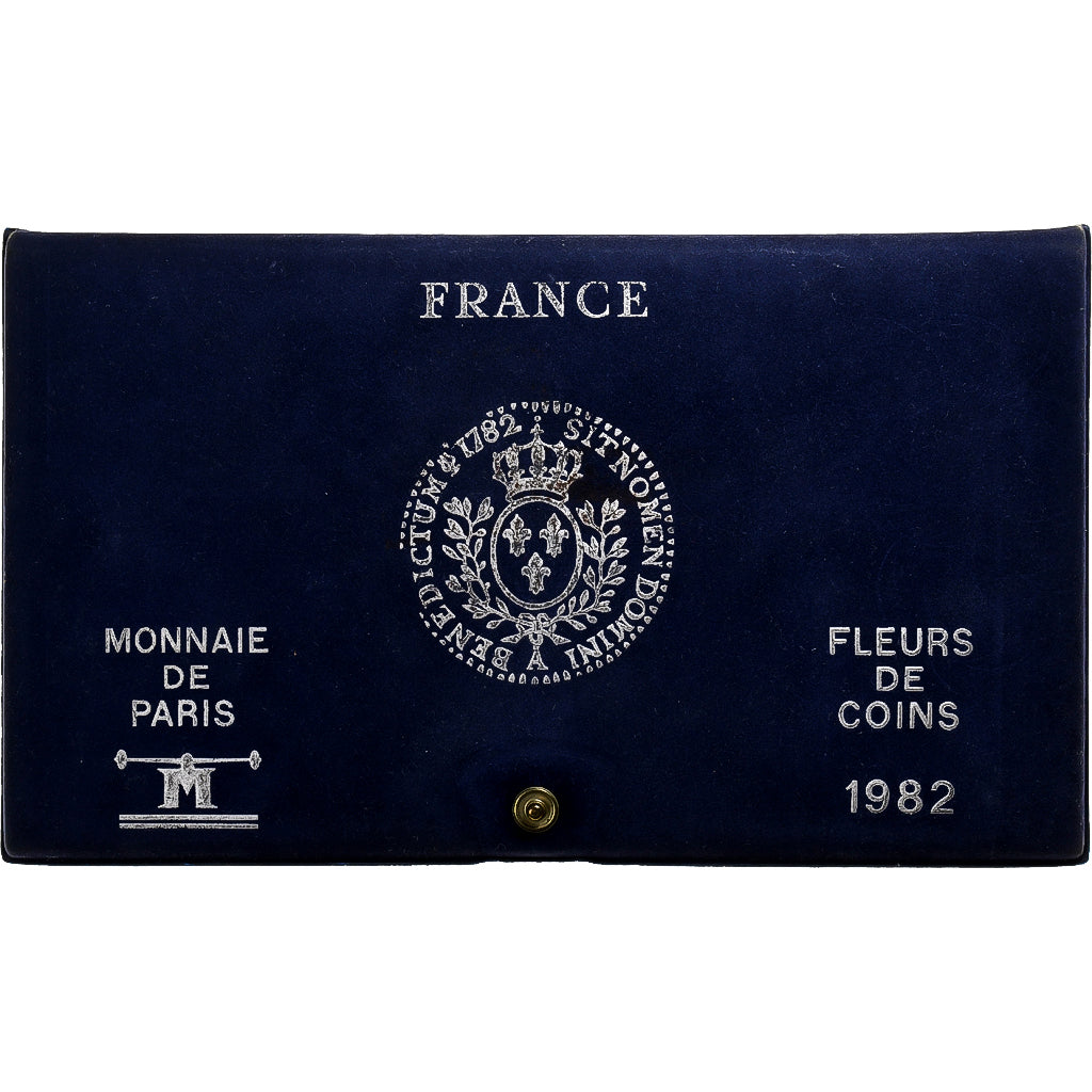 Frankreich, Coffret 1 c. à 100 frs., 1982, Monnaie de Paris, FDC, STGL